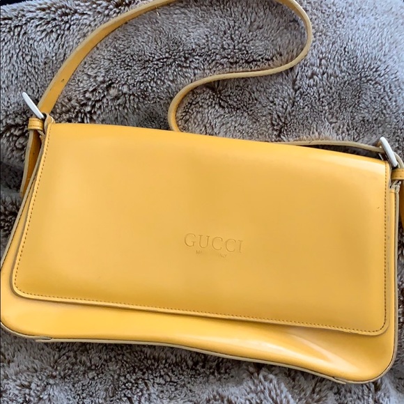 yellow gucci purse